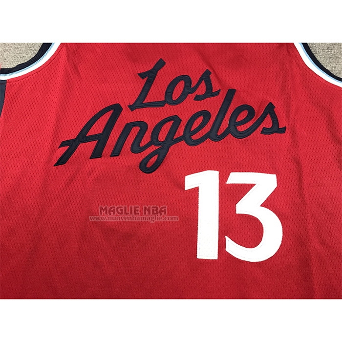 Maglia
 Paul George NO 13 Los Angeles Clippers Statement 2024-25 Rosso
